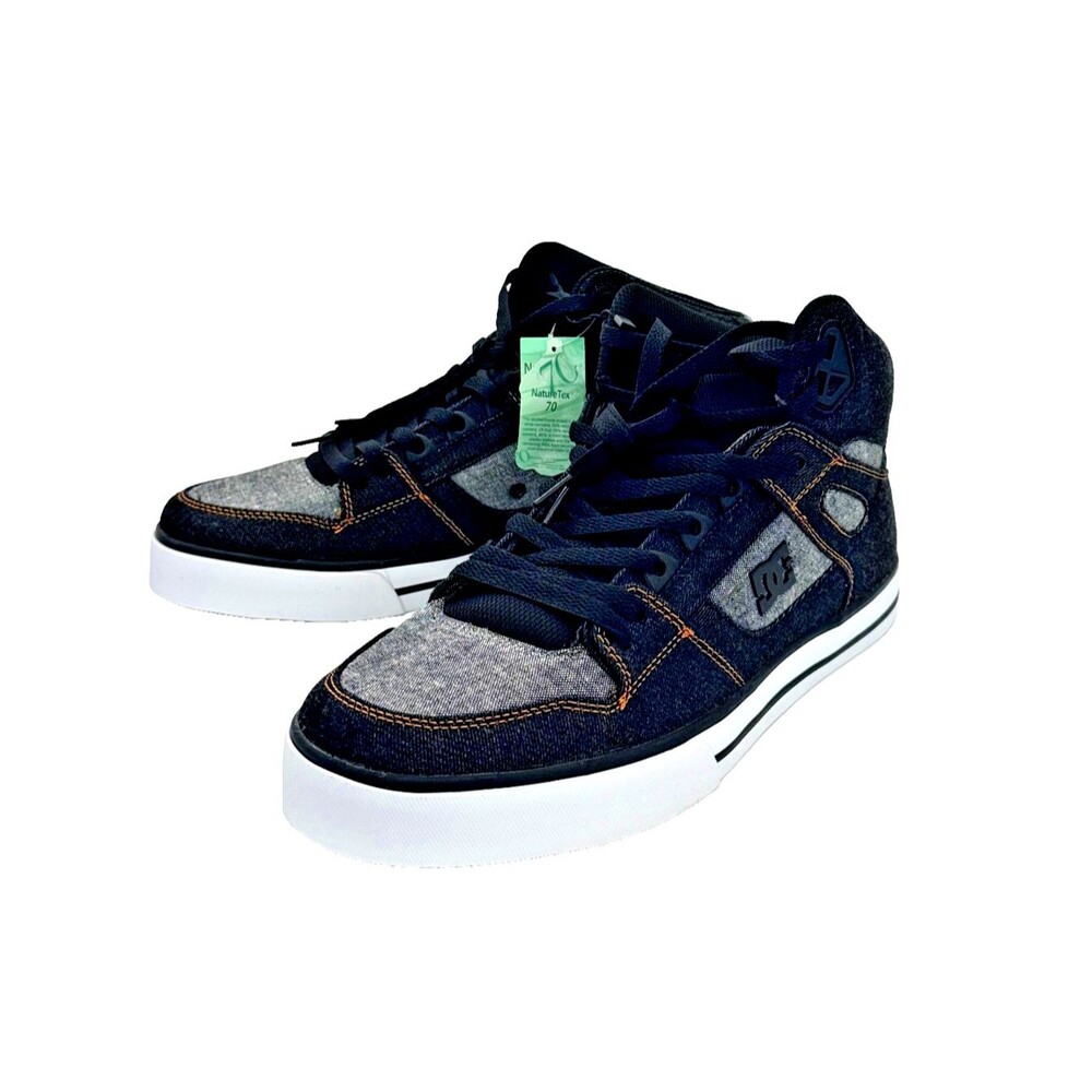 DC Skater Shoes‎ 12.5 Grey and Black High Top Skateboard Liberated Streetware